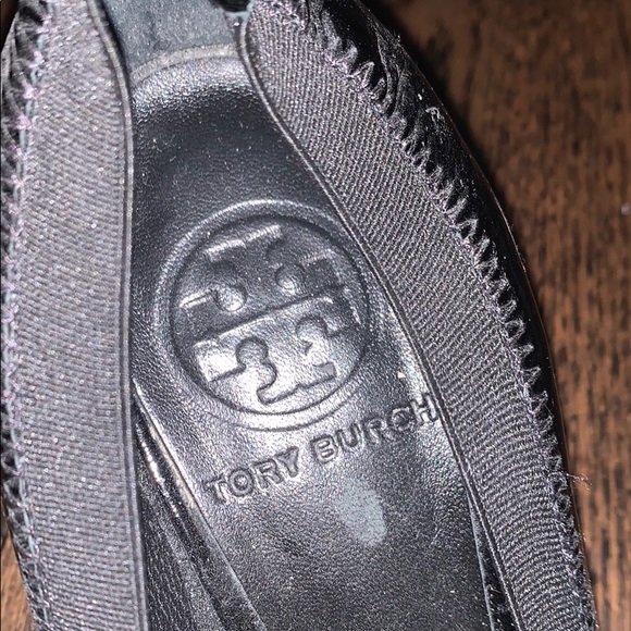 Tory Burch Black Leather Heel - Picture 3 of 5